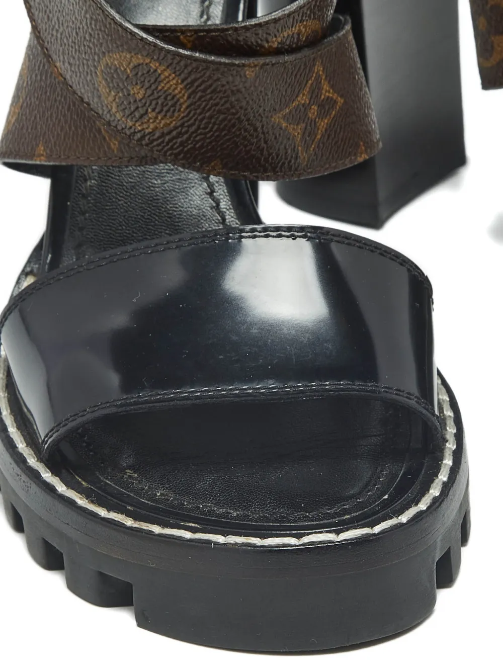 Louis Vuitton Pre-Owned monogram platform sandals | Image 2