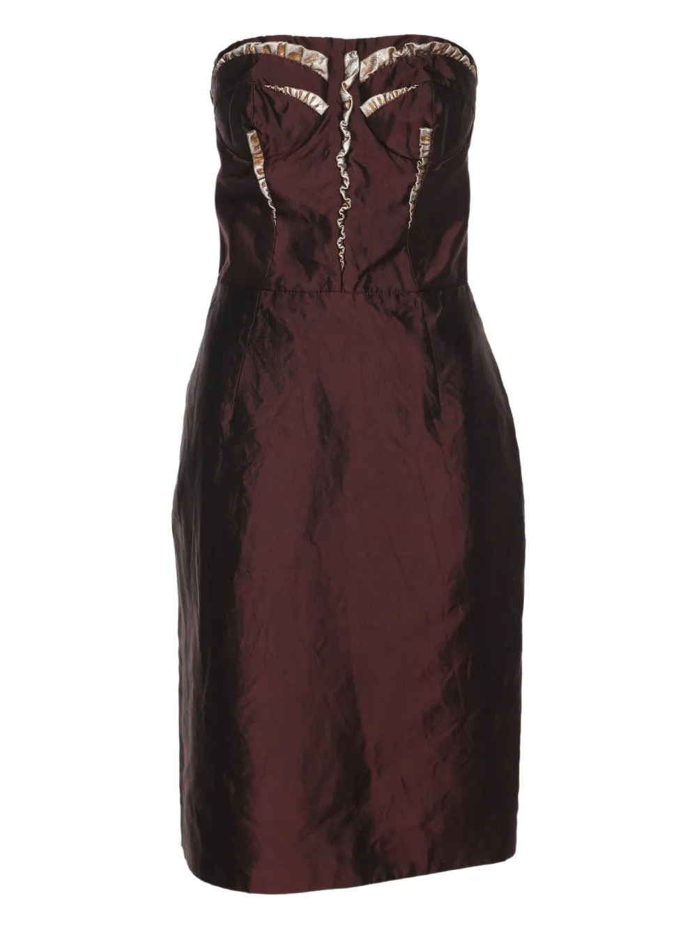 Dolce & Gabbana Pre-Owned Schulterfreies Midikleid - Rot