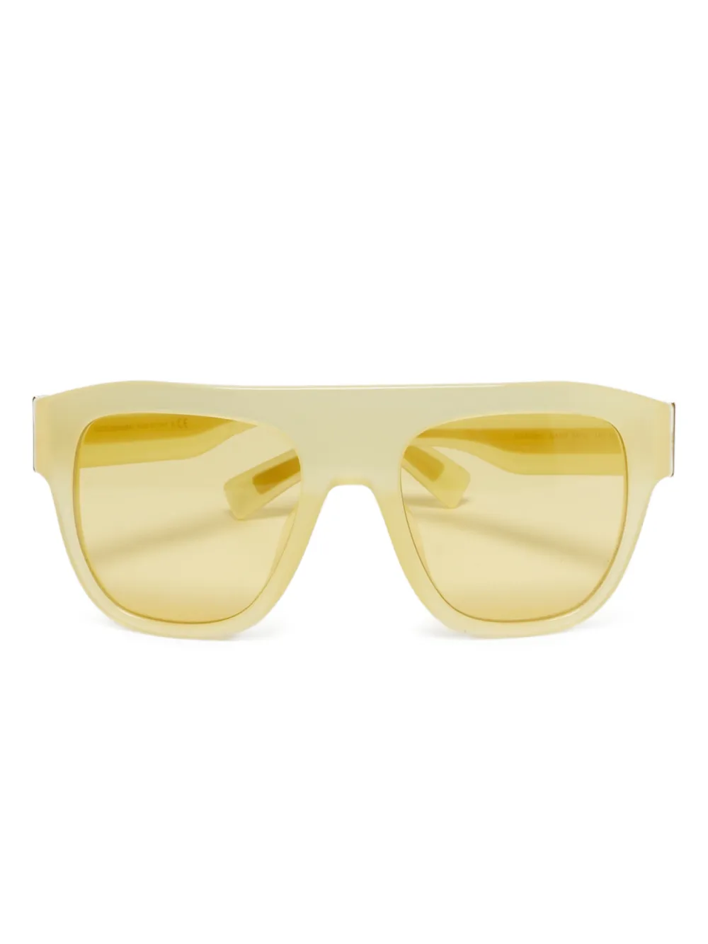 Dolce & Gabbana Pre-Owned square logo sunglasses - Giallo