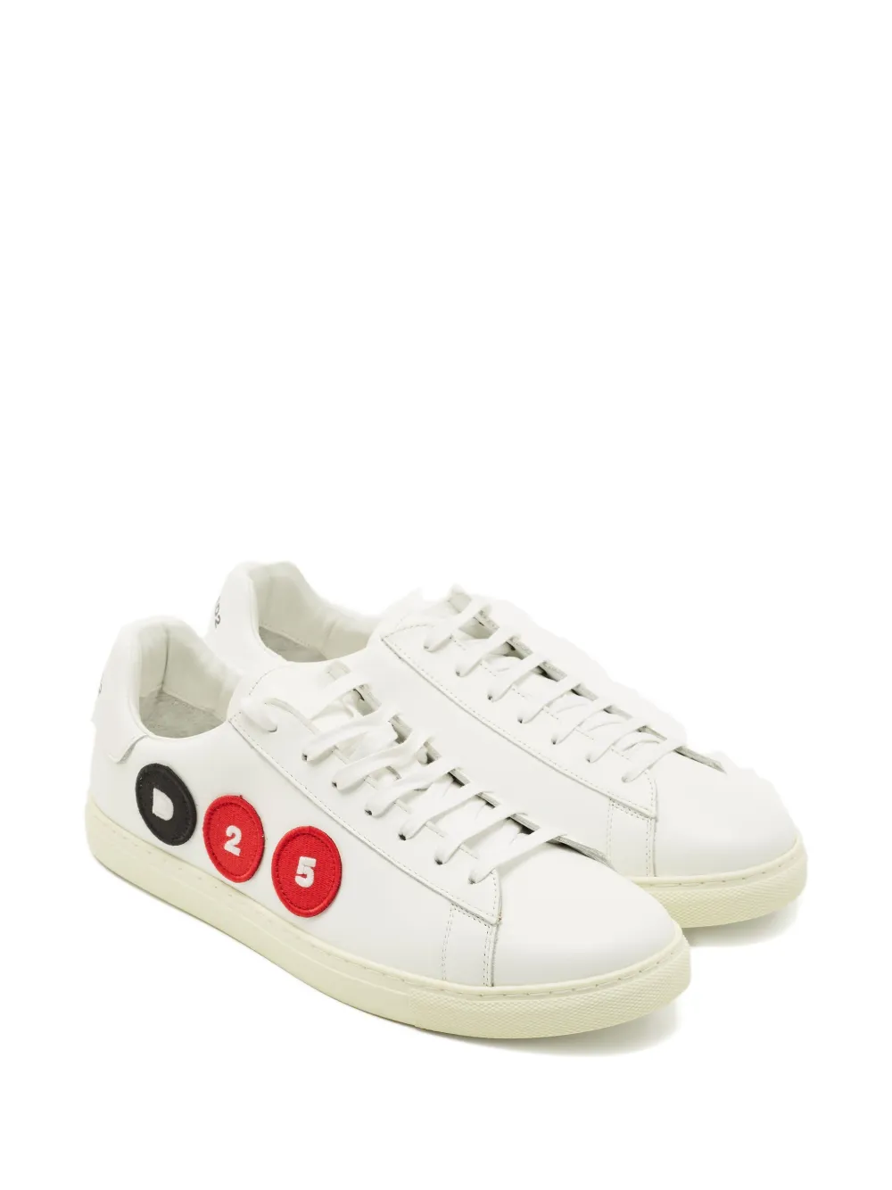 DSQUARED2 patchwork leather sneakers | Image 2