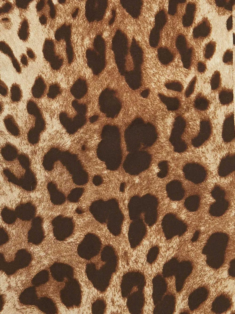 Dolce & Gabbana Pre-Owned lace-detail leopard-print skirt set (set of two) - Bruin