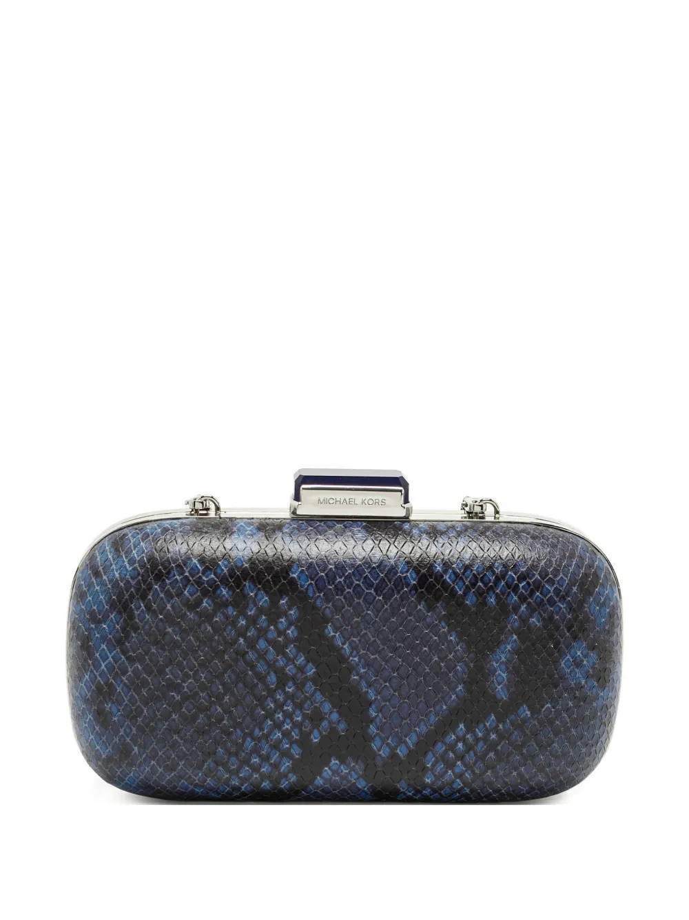 Michael Kors logo-detail clutch - Blu