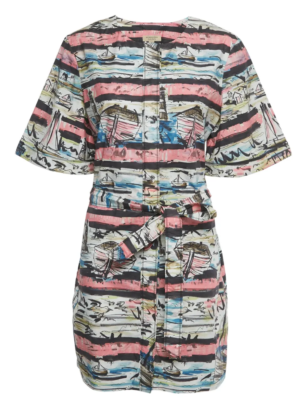 Burberry Pre-Owned printed mini dress - Rosa