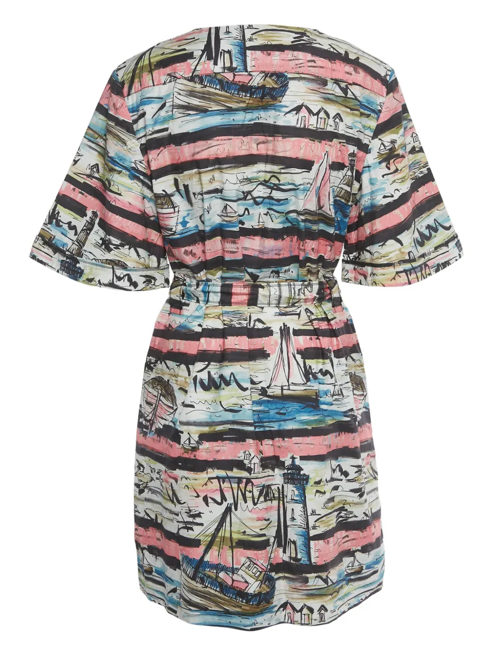 Burberry Pre-Owned printed mini dress - Roze