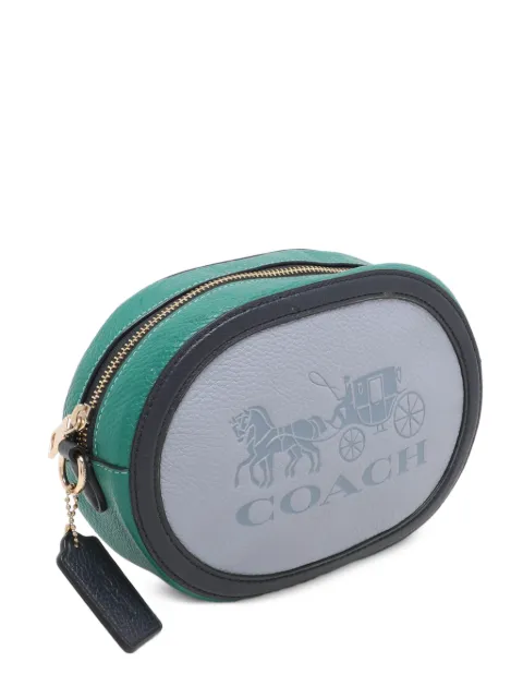 Coach mini leather cross body bag