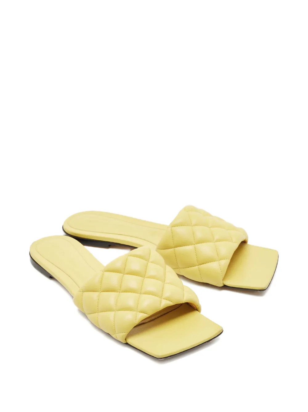 Bottega Veneta Pre-Owned Lido flat sandals - Geel