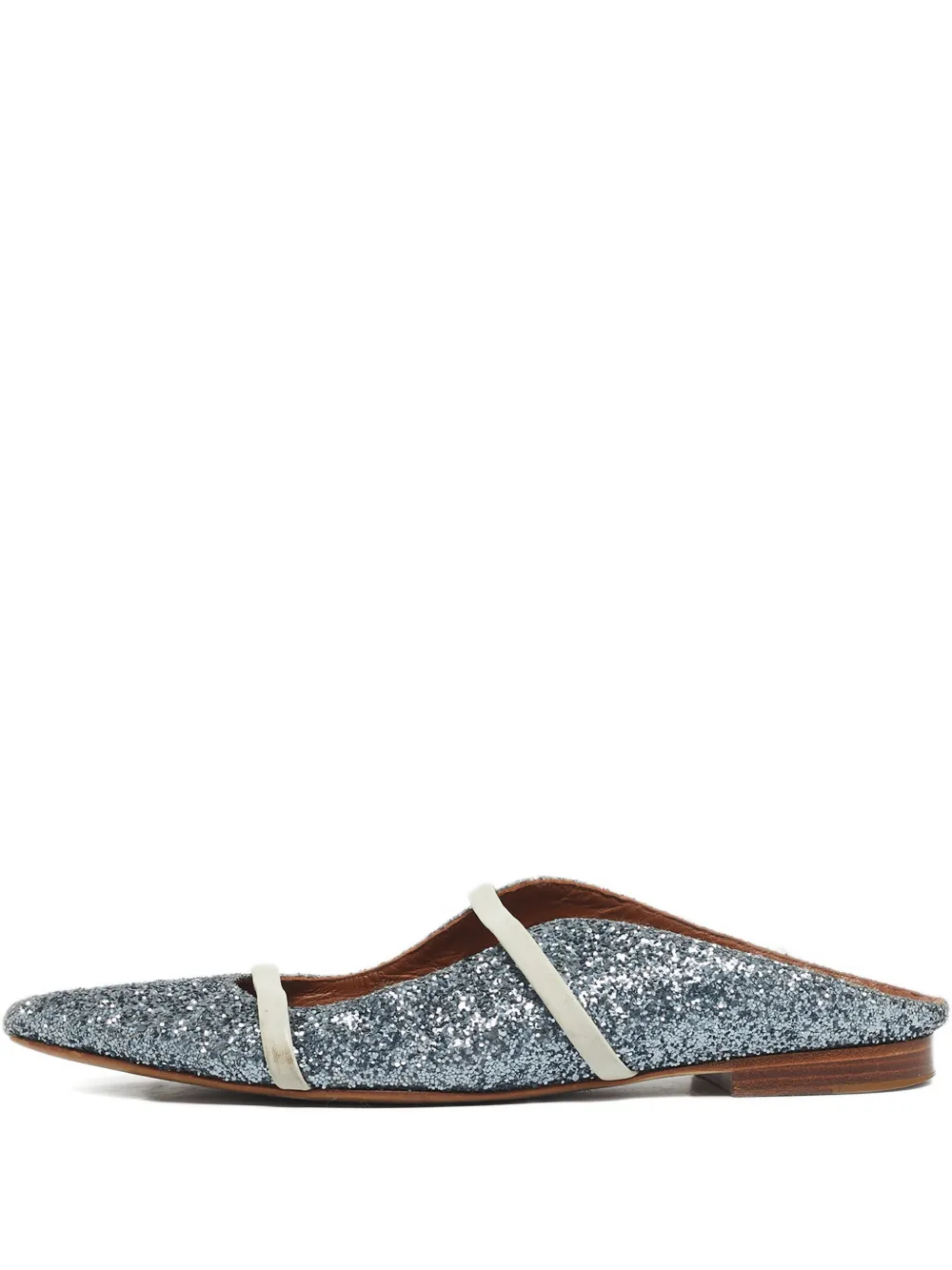 Malone Souliers Glitter strap shoe - Blue
