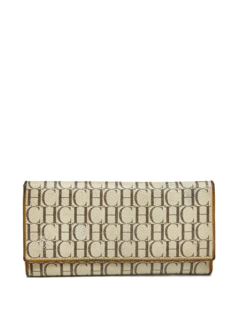 Carolina Herrera Vintage бумажник с монограммой