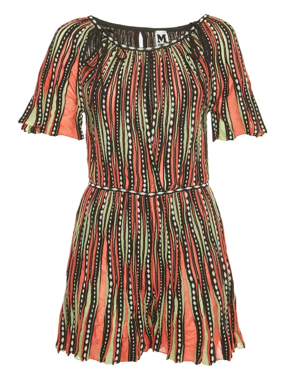 Missoni Pre-Owned knitted mini dress - Arancione