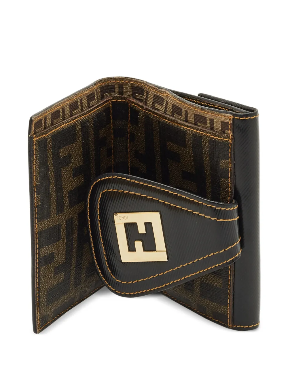 Fendi Pre-Owned french coated-canvas compact wallet | Image 2