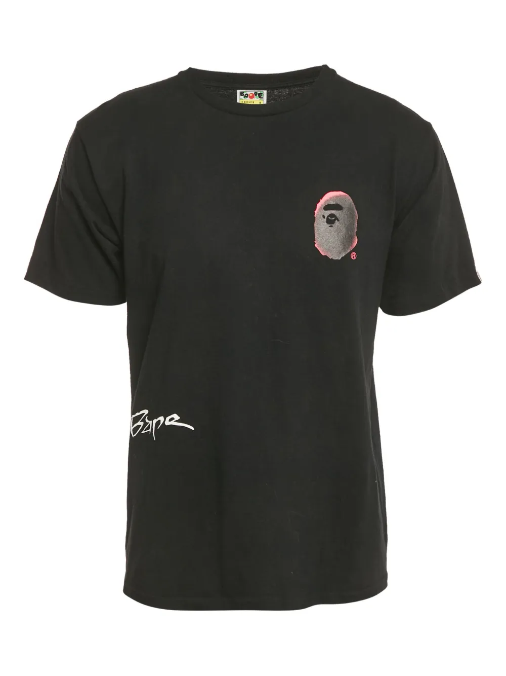 A BATHING APE® 그래픽 프린트 티셔츠 | 블랙 | Image 1