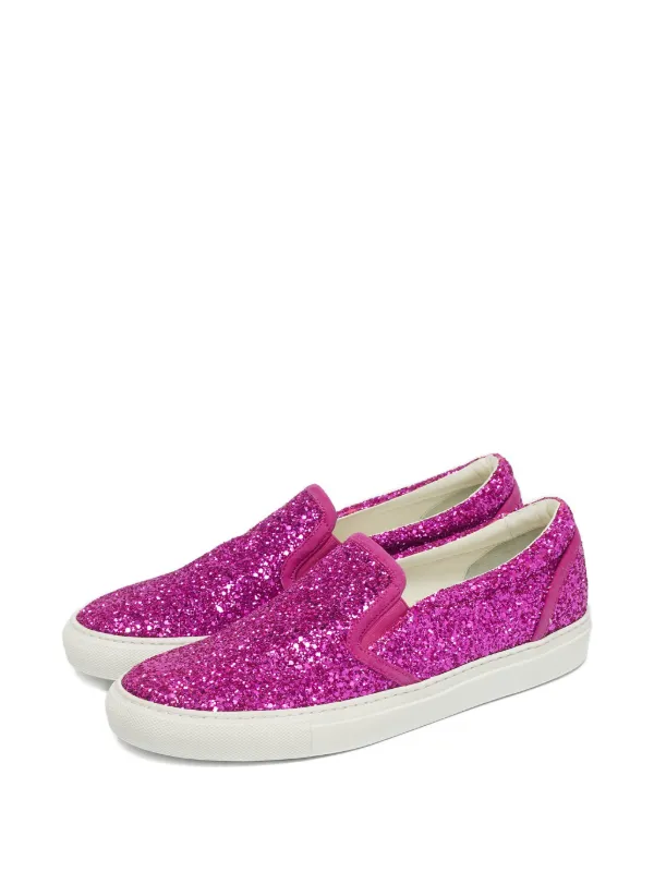 DSQUARED2 グリッター スリッポンスニーカー | ピンク | FARFETCH JP