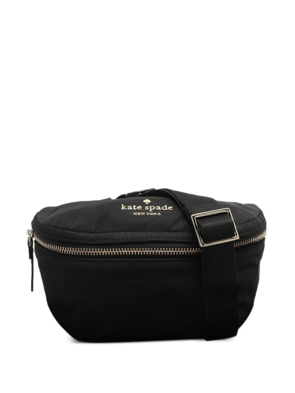 Kate Spade Marsupio con placca logo - Nero