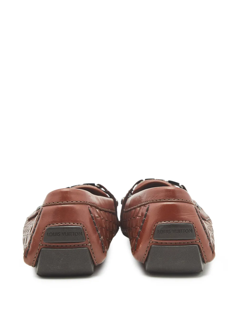 Louis Vuitton Pre-Owned mocasines con diseño entretejido | Image 2