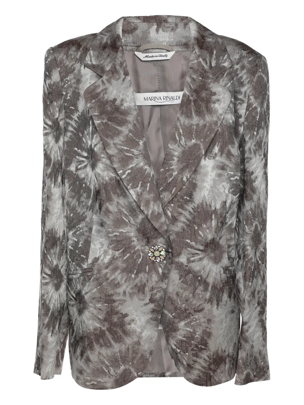 Marina Rinaldi Blazer con decorazione - Grigio