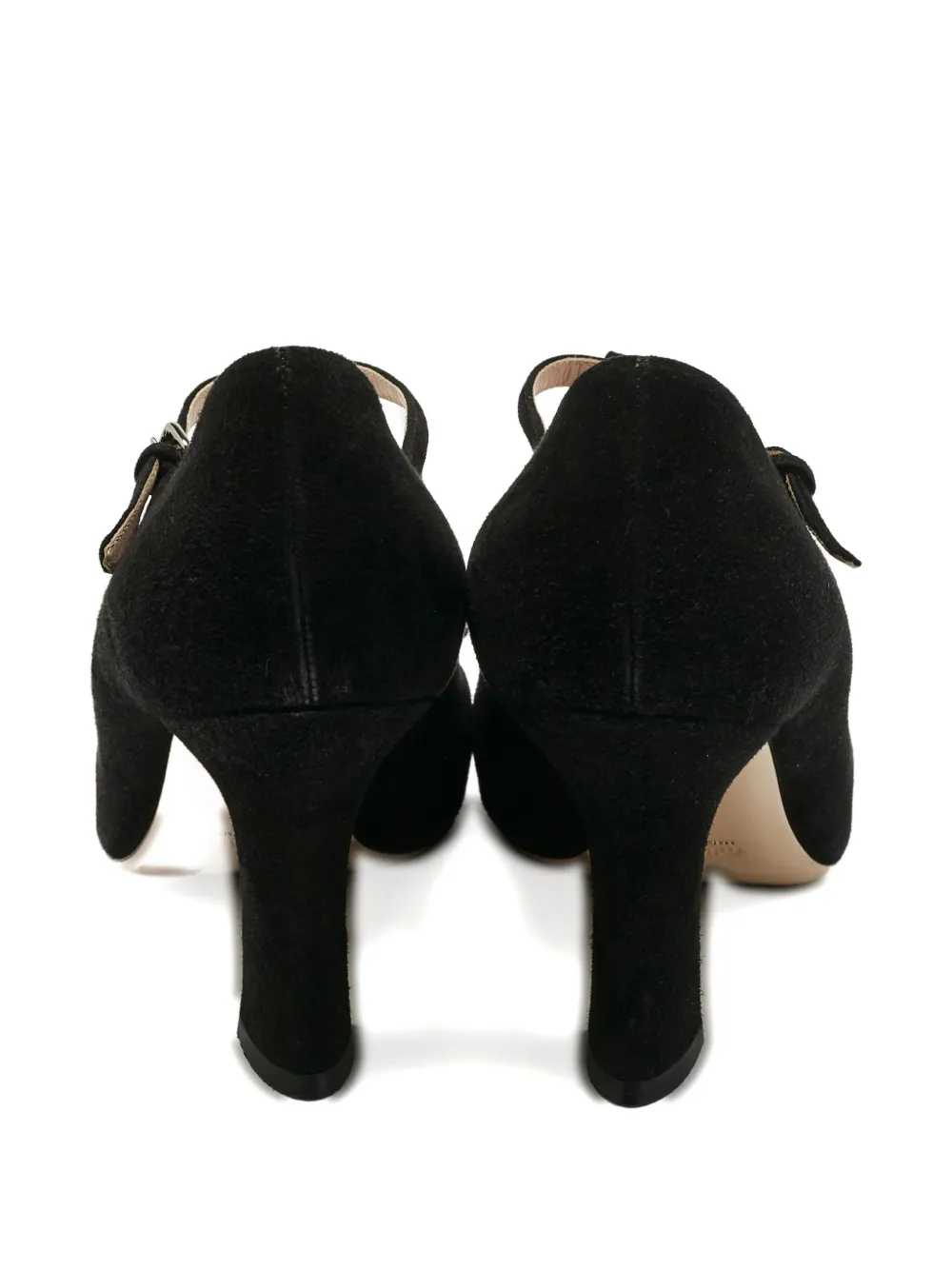 Miu Miu Pre-Owned bow-detail pumps - Zwart