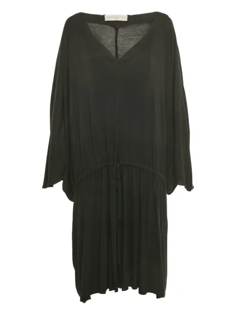 Stella McCartney Pre-Owned drawstrings plunge-neckline midi dress