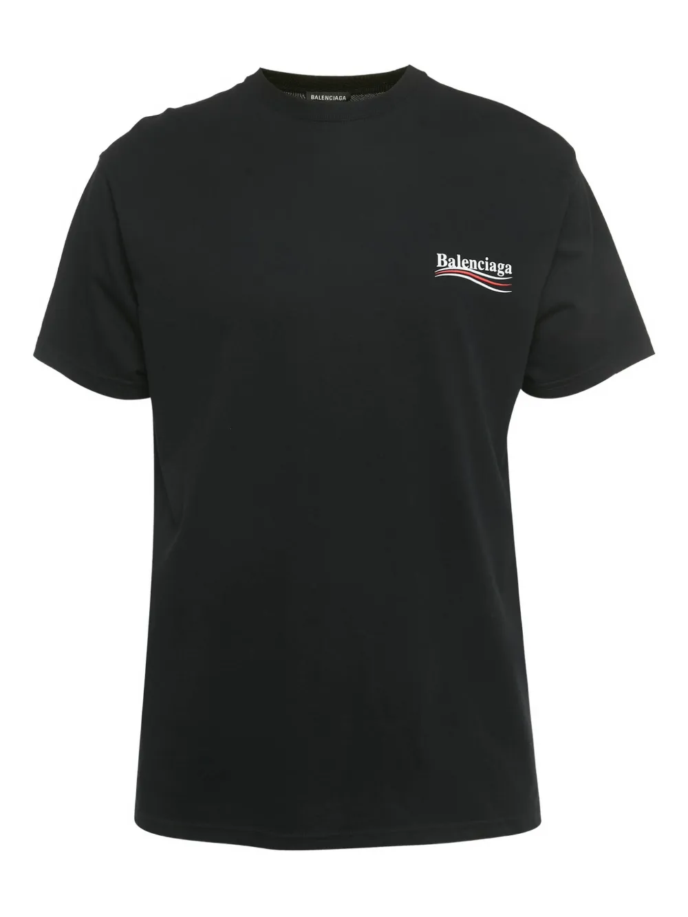 Balenciaga Pre-Owned playera con logo estampado y cuello redondo | negro | Image 1