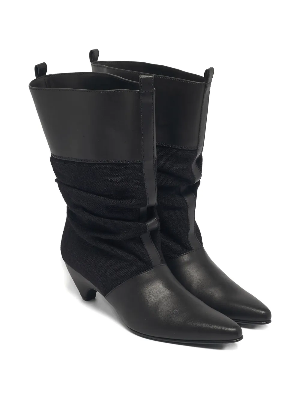 Stella McCartney Pre-Owned canvas ankle boots - Zwart