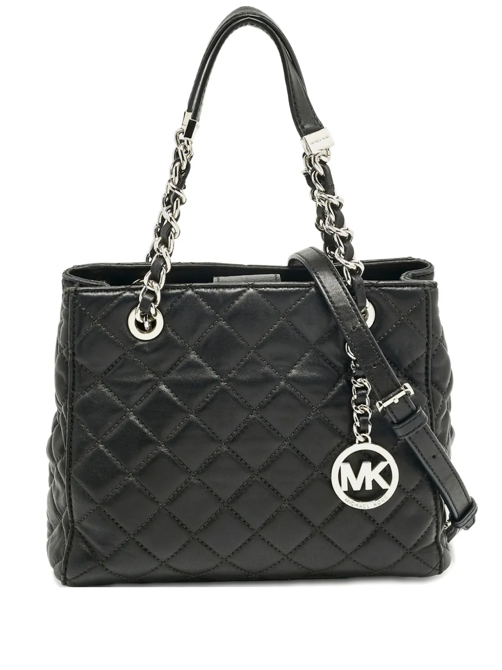Michael Kors Susannah quilted leather tote bag - Nero