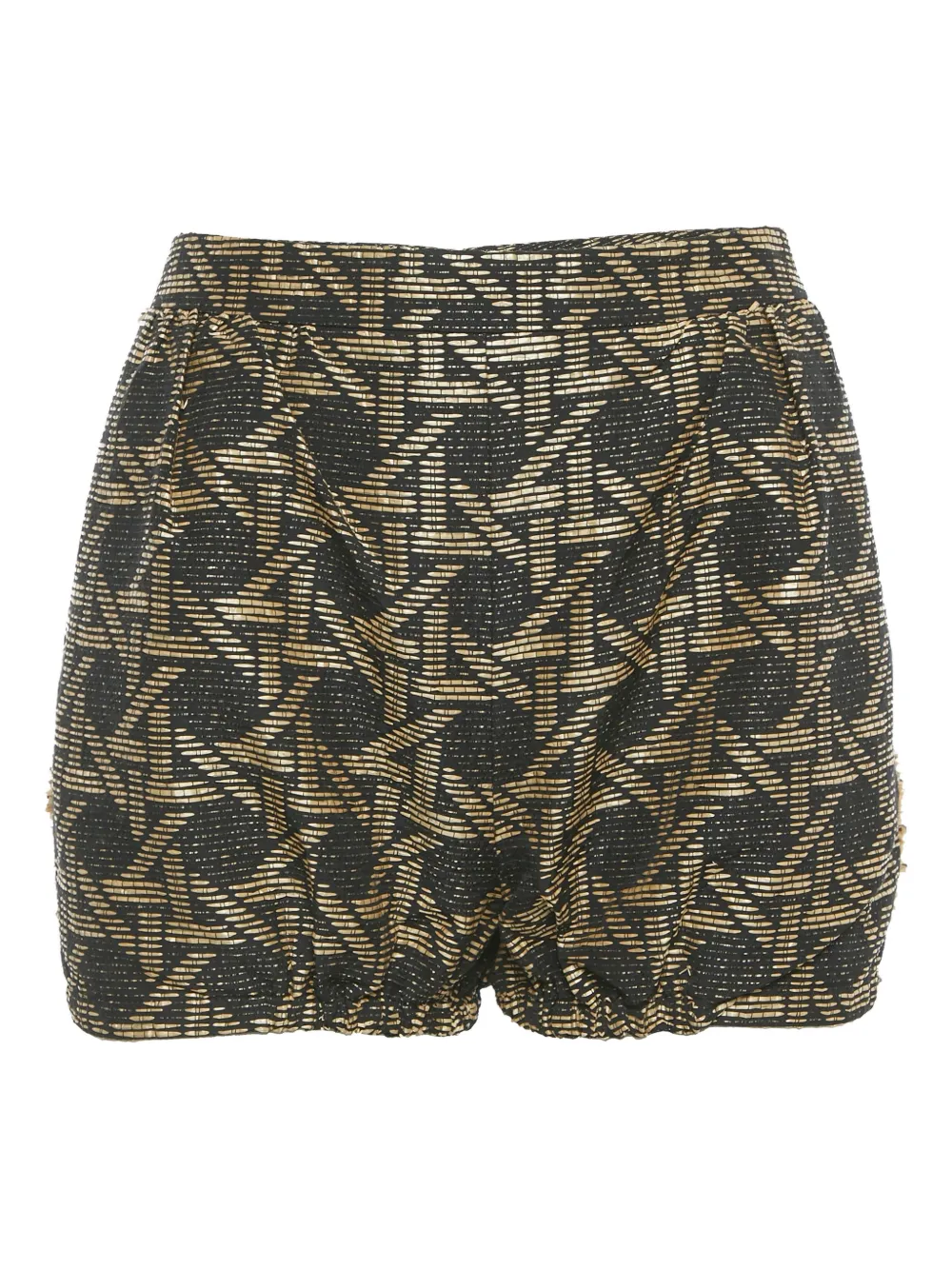 DSQUARED2 jacquard frayed shorts | Black | Image 1