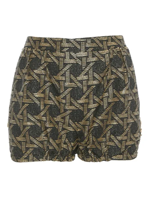 DSQUARED2 jacquard frayed shorts