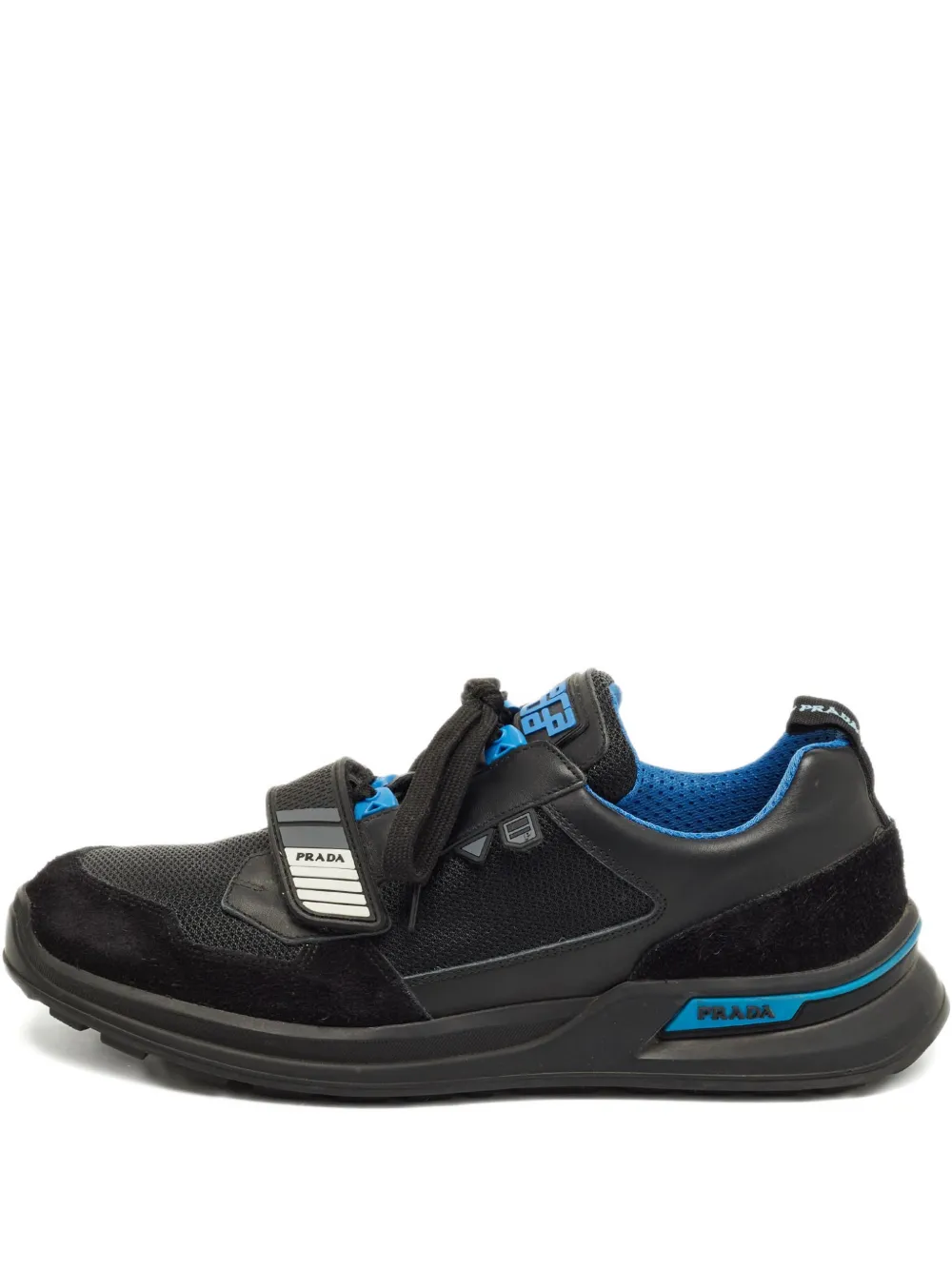 Prada Pre-Owned lace-up sneakers | Black | Image 1