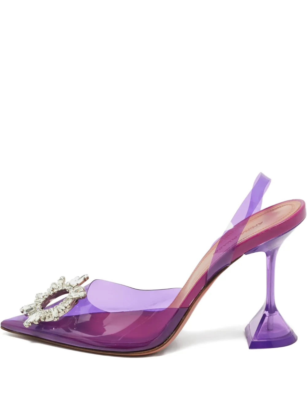 Amina Muaddi Begum crystal-embellished pumps - Violett