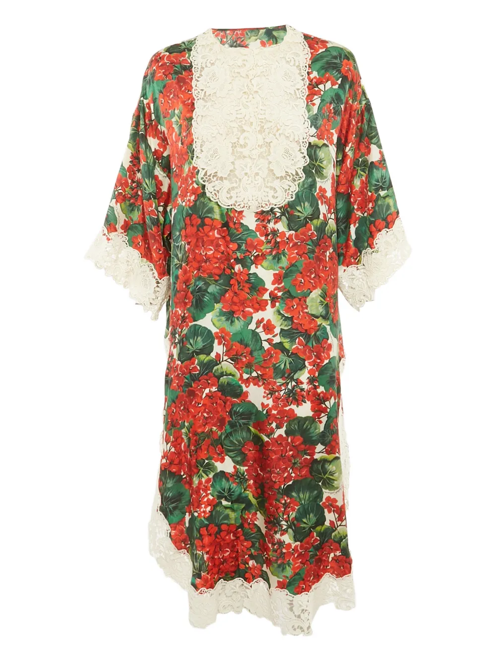 Dolce & Gabbana Pre-Owned Abito midi con stampa - Rosso