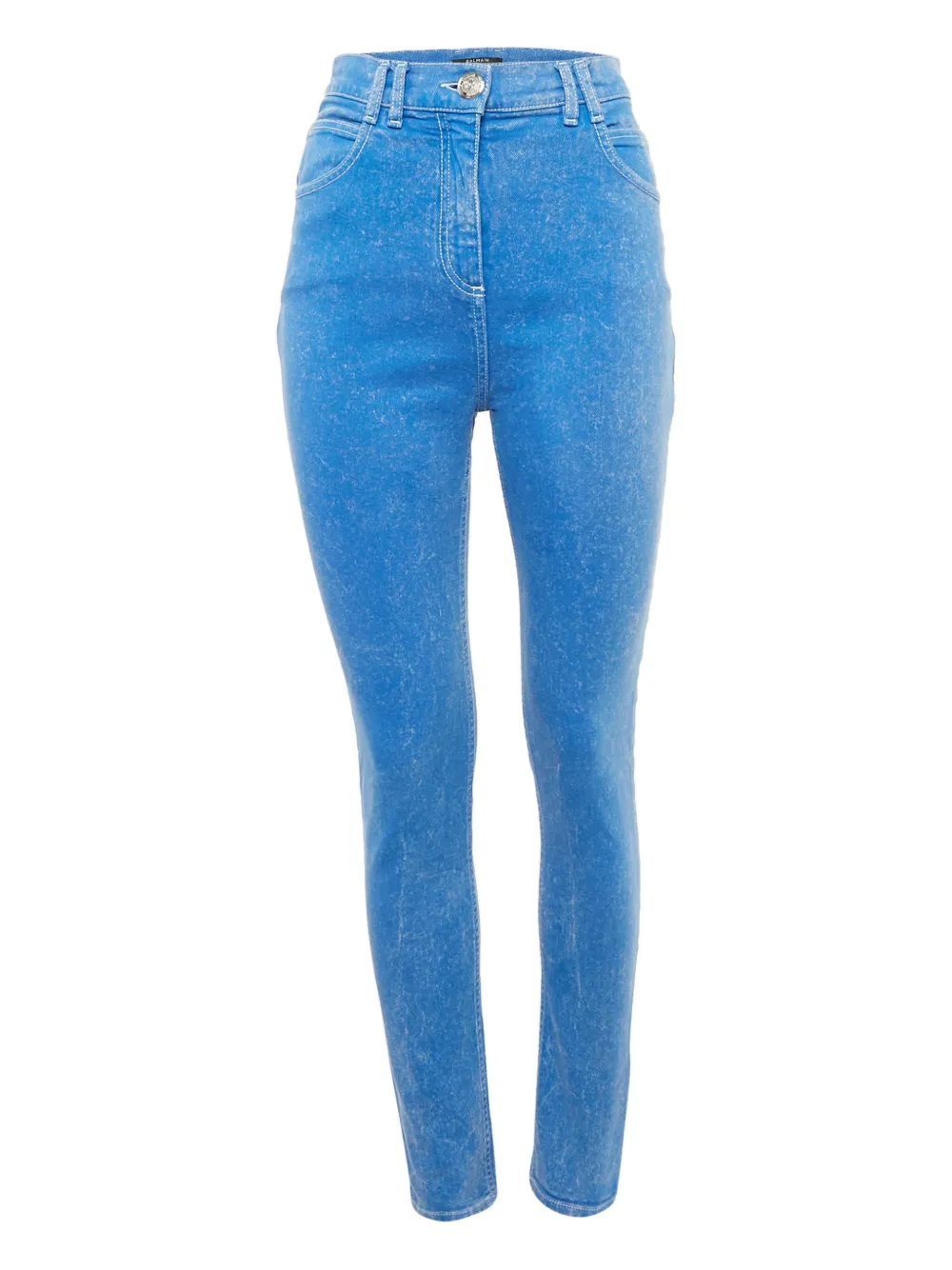 Balmain Pre-Owned Klassische Skinny-Jeans - Blau