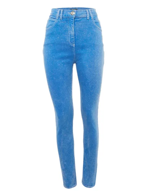 Balmain Pre-Owned blue skinny jeans