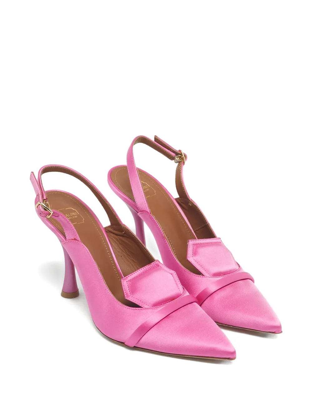 Malone Souliers pointed-toe heeled pumps - Roze
