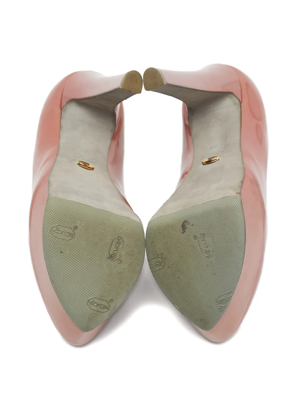 Sergio Rossi Vintage platform pumps - Roze