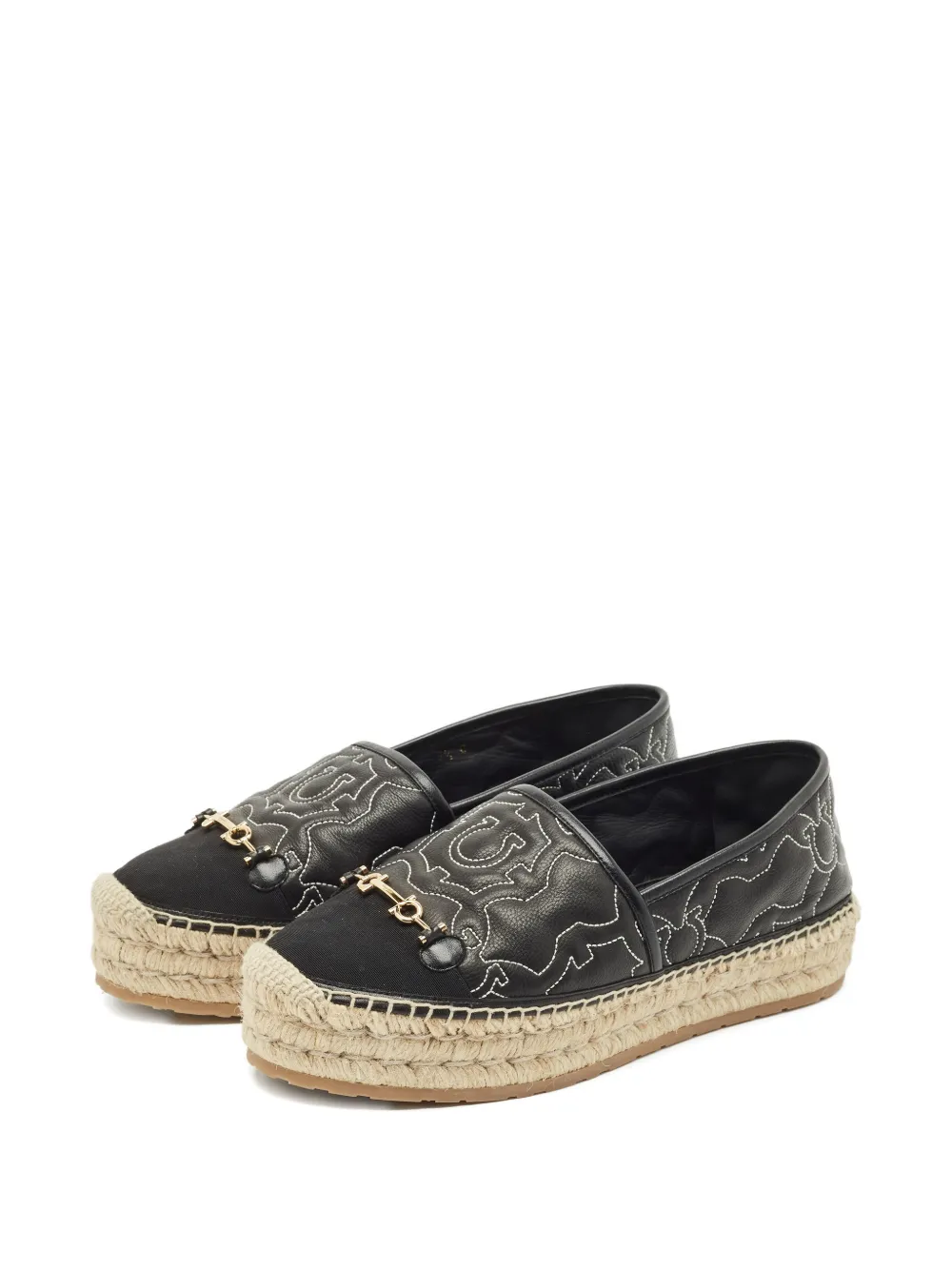Ferragamo Pre-Owned Kim Gal espadrilles - Zwart