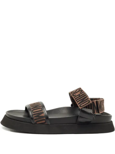 Moschino Pre-Owned logo-embellishment sandals