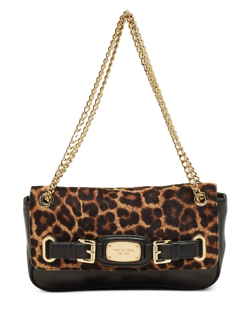 Michael Kors hamilton leopard-print shoulder bag | negro | Image 1