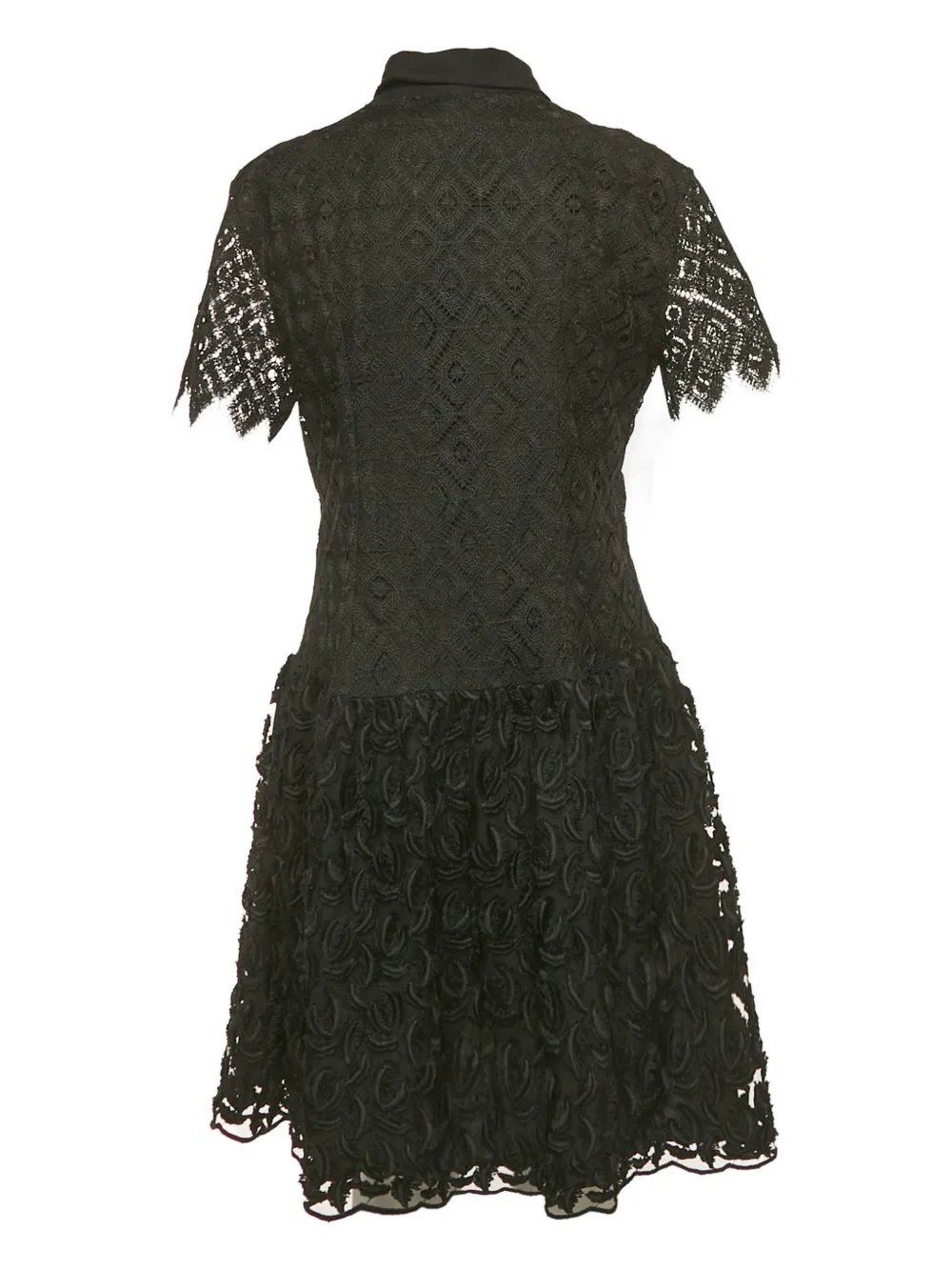 Just Cavalli lace mini dress - Zwart