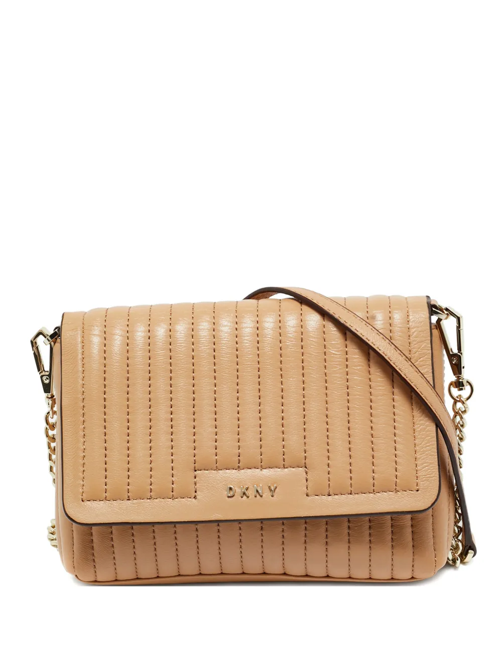 DKNY Vintage Borsa a spalla Gansevoort in pelle - Toni neutri