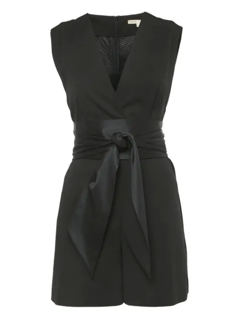 Maje sleeveless belted-waist dress