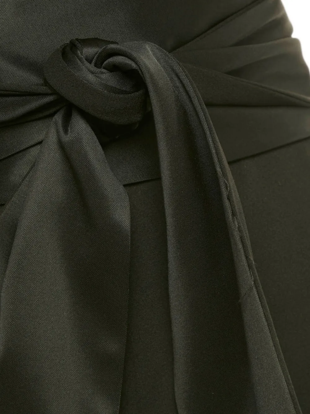 Maje sleeveless belted-waist dress - Zwart