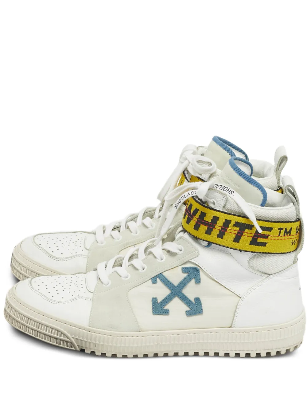 Off-White Pre-Owned Industrial lace-up sneakers - Weiß