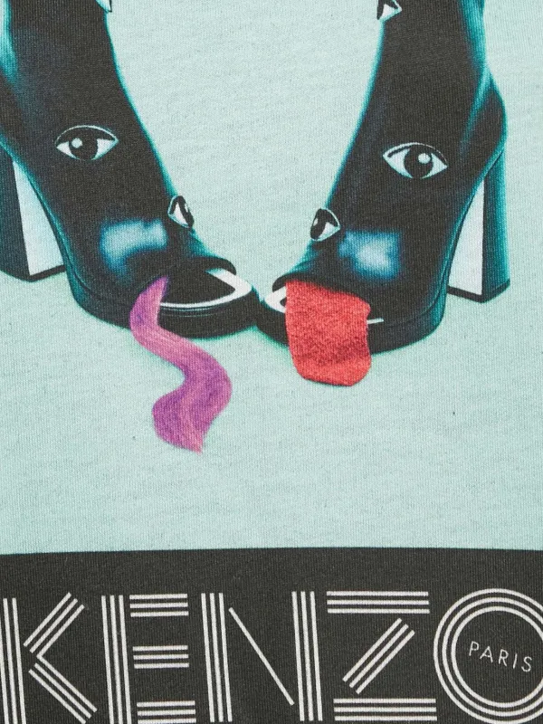 Kenzo Pre-Owned x Toilet Paper スウェットシャツ | ブラック Kenzo Pre-Owned x Toilet Paper スウェットシャツ | ブラック