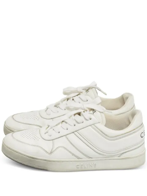 Celine Pre-Owned leather lace-up sneakers