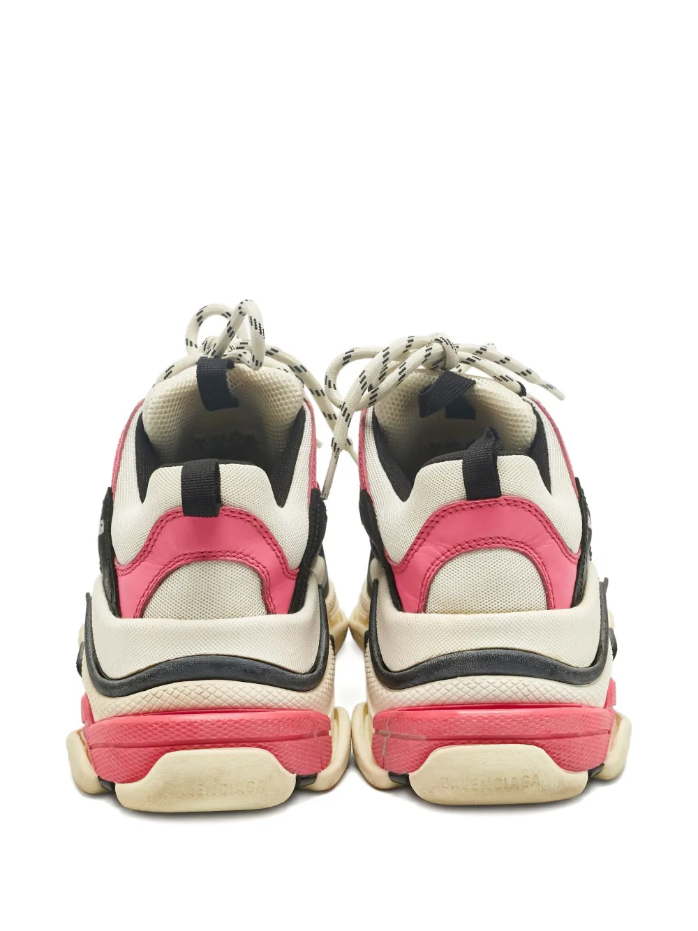 Balenciaga Pre-Owned Triple S mesh trainers - Beige
