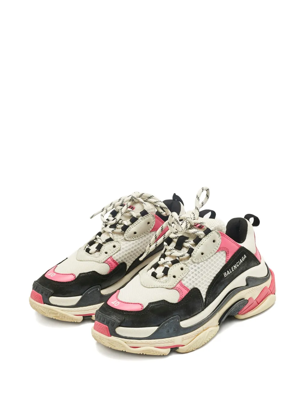 Balenciaga Pre-Owned Triple S mesh trainers | Image 2