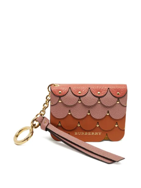 Burberry Pre-Owned Camberwell scales leather card-case charm