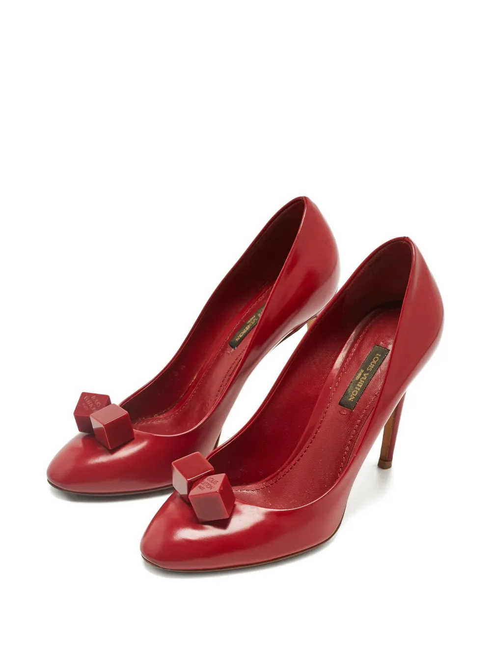Louis Vuitton Pre-Owned Dice leather pumps - Rood