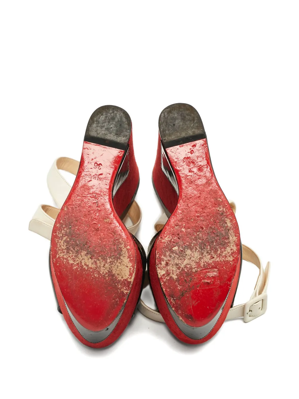 Christian Louboutin Pre-Owned Tromploia platform wedge sandals - Zwart