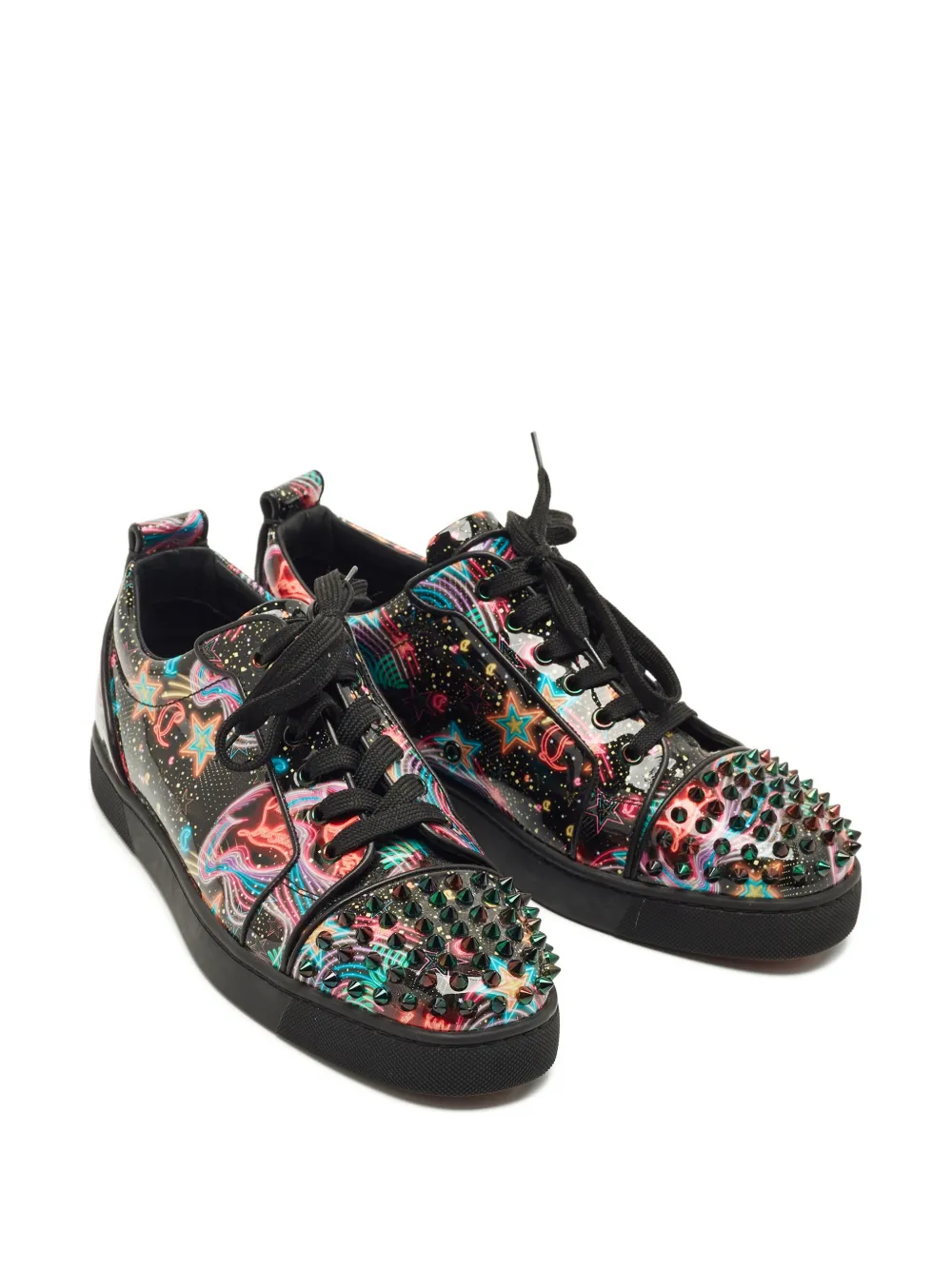 Christian Louboutin Pre-Owned Louis Junior lace-up sneakers | Image 2