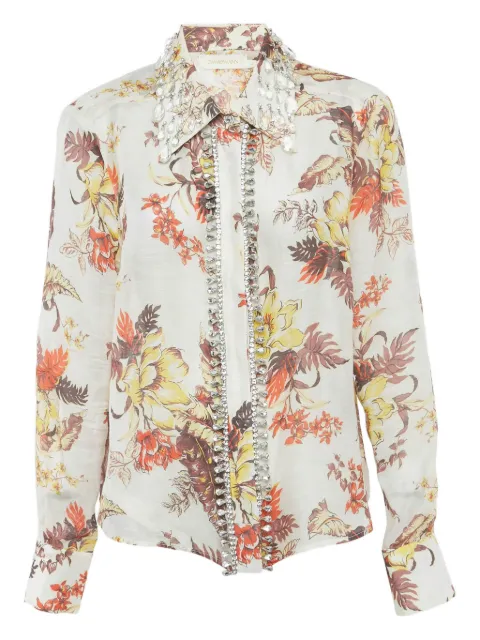 ZIMMERMANN floral-print shirt